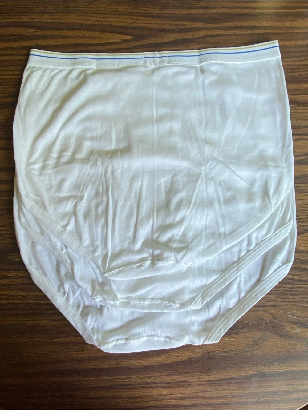 NEW Vintage TOWNCRAFT 3 Pack Full Cut Men's White Briefs JCPenney Sz 42 USA